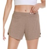 image:imageWiWi Viscose from Bamboo Pajama Shorts for Women Soft Sleep Boxers High Waisted Lounge Short Pj Bottoms SXXLBcamel