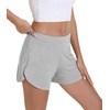 image:imageWiWi Viscose from Bamboo Pajama Shorts for Women Soft Sleep Boxers High Waisted Lounge Short Pj Bottoms SXXLBlight Heather Grey