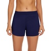 image:imageWiWi Viscose from Bamboo Pajama Shorts for Women Soft Sleep Boxers High Waisted Lounge Short Pj Bottoms SXXLBnavy