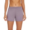 image:imageWiWi Viscose from Bamboo Pajama Shorts for Women Soft Sleep Boxers High Waisted Lounge Short Pj Bottoms SXXLBviolet