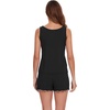 image:imageWiWi Viscose from Bamboo Pajamas for Women Tank Top and Shorts Pajama Set Soft Sleepwear SXXLAblack