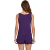 image:imageWiWi Viscose from Bamboo Pajamas for Women Tank Top and Shorts Pajama Set Soft Sleepwear SXXLAdark Purple