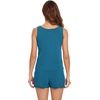 image:imageWiWi Viscose from Bamboo Pajamas for Women Tank Top and Shorts Pajama Set Soft Sleepwear SXXLAteal Blue