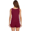 image:imageWiWi Viscose from Bamboo Pajamas for Women Tank Top and Shorts Pajama Set Soft Sleepwear SXXLAwine