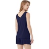 image:imageWiWi Viscose from Bamboo Pajamas for Women Tank Top and Shorts Pajama Set Soft Sleepwear SXXLBnavy