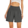 image:imageWiWi Viscose from Bamboo Sleep Shorts for Women Casual Lounge Boxers Soft Pajama Wide Leg Bottoms Sleepwear SXXLIron Grey