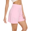 image:imageWiWi Viscose from Bamboo Sleep Shorts for Women Casual Lounge Boxers Soft Pajama Wide Leg Bottoms Sleepwear SXXLPink