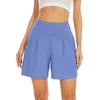 image:imageWiWi Viscose from Bamboo Sleep Shorts for Women Casual Lounge Boxers Soft Pajama Wide Leg Bottoms Sleepwear SXXLSky Blue