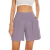 image:imageWiWi Viscose from Bamboo Sleep Shorts for Women Casual Lounge Boxers Soft Pajama Wide Leg Bottoms Sleepwear SXXLViolet