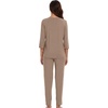 image:imageWiWi Viscose from Bamboo Womens Cute Pajamas Set 34 Sleeve Vneck Sets Moisture Pjs SXXLCamel