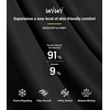 image:imageWiWi Women Cami Pajama Set Bamboo Viscose 2 Piece Soft Sleepwear Ribbed Racerback Top Sexy Split Shorts Cooling Pjs SXXLBlack