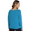 image:imageWiWi Womens Long Sleeve Shirts Pullover Tops Base Layer Slim Fit Viscose from Bamboo Tunic SXXLTeal Blue