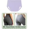 image:imageWiWi Womens Modal Briefs Mid Waist Brief Breathable Seamless Underwear Full Coverage Ladies Panties 4 Pack SXXLBeige4 Pack