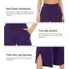 image:imageWiWi Womens Pajama Pants Viscose Bamboo Sleep Bottoms Super Soft Wide Leg Capri Pant Cooling Bottom with Pockets SXXLDark Purple