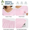 image:imageWiWi Womens Pajama Set Short Sleeve Top and Long Pants with Pockets Rayon Sleepwear Soft V Neck 2 Piece Pajamas SXXLPink