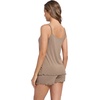image:imageWiWi Womens Pajama Sets Viscose from Bamboo Shorts Pj Set Cooling Sleeveless 2 Piece Sleepwear SXXLAcamel