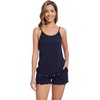 image:imageWiWi Womens Pajama Sets Viscose from Bamboo Shorts Pj Set Cooling Sleeveless 2 Piece Sleepwear SXXLAnavyWhite Dots
