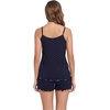 image:imageWiWi Womens Pajama Sets Viscose from Bamboo Shorts Pj Set Cooling Sleeveless 2 Piece Sleepwear SXXLAnavyWhite Dots