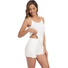 image:imageWiWi Womens Pajama Sets Viscose from Bamboo Shorts Pj Set Cooling Sleeveless 2 Piece Sleepwear SXXLAwhite