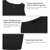 image:imageWiWi Womens Pajama Sets Viscose from Bamboo Shorts Pj Set Cooling Sleeveless 2 Piece Sleepwear SXXLBblack