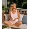 image:imageWiWi Womens Pajama Sets Viscose from Bamboo Shorts Pj Set Cooling Sleeveless 2 Piece Sleepwear SXXLBblush Pink