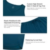 image:imageWiWi Womens Pajama Sets Viscose from Bamboo Shorts Pj Set Cooling Sleeveless 2 Piece Sleepwear SXXLBpeacock Blue