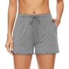image:imageWiWi Womens Pajama Shorts Loose Comfy Pajamas Bottoms Lightweight Viscose from Bamboo Sleepwear SXXLEheather Grey