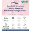 image:imageWiWi Womens Pajamas Set Super Soft Lounge Set Viscose from Bamboo Sleepwear Cooling Long Sleeve Top Leggings Pjs SXXLCream Pink