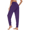 image:imageWiWi Womens Viscose from Bamboo Joggers Super Soft Pajama Pants Yoga Bottoms Cooling Lounge Sweatpants SXXLAdark Purple