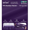 image:imageWiWi Womens Viscose from Bamboo Joggers Super Soft Pajama Pants Yoga Bottoms Cooling Lounge Sweatpants SXXLAdark Purple