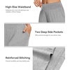 image:imageWiWi Womens Viscose from Bamboo Joggers Super Soft Pajama Pants Yoga Bottoms Cooling Lounge Sweatpants SXXLAheather Grey