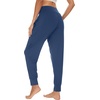 image:imageWiWi Womens Viscose from Bamboo Joggers Super Soft Pajama Pants Yoga Bottoms Cooling Lounge Sweatpants SXXLAnavy Blue