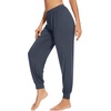image:imageWiWi Womens Viscose from Bamboo Joggers Super Soft Pajama Pants Yoga Bottoms Cooling Lounge Sweatpants SXXLBmidnight Blue