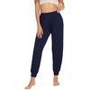 image:imageWiWi Womens Viscose from Bamboo Joggers Super Soft Pajama Pants Yoga Bottoms Cooling Lounge Sweatpants SXXLBnavy