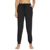 image:imageWiWi Womens Viscose from Bamboo Joggers Super Soft Pajama Pants Yoga Bottoms Cooling Lounge Sweatpants SXXLCblack