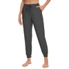 image:imageWiWi Womens Viscose from Bamboo Joggers Super Soft Pajama Pants Yoga Bottoms Cooling Lounge Sweatpants SXXLCcharcoal Heather