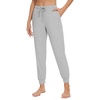 image:imageWiWi Womens Viscose from Bamboo Joggers Super Soft Pajama Pants Yoga Bottoms Cooling Lounge Sweatpants SXXLClight Heather Grey