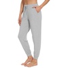 image:imageWiWi Womens Viscose from Bamboo Joggers Super Soft Pajama Pants Yoga Bottoms Cooling Lounge Sweatpants SXXLClight Heather Grey