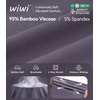 image:imageWiWi Womens Viscose from Bamboo Lounge Pants Soft Wide Leg Pajama Bottoms Palazzo Yoga Pant Casual Pj Bottom SXXLDark Grey