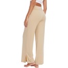 image:imageWiWi Womens Viscose from Bamboo Lounge Pants Soft Wide Leg Pajama Bottoms Palazzo Yoga Pant Casual Pj Bottom SXXLGray Sand