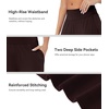 image:imageWiWi Womens Viscose from Bamboo Lounge Pants Soft Wide Leg Pajama Bottoms Palazzo Yoga Pant Casual Pj Bottom SXXLMocha