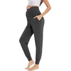 image:imageWiWi Womens Viscose from Bamboo Maternity Pants Soft Over The Belly Pregnancy Leggings High Waist Stretchy BottomsAcharcoal Heather