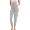 image:imageWiWi Womens Viscose from Bamboo Maternity Pants Soft Over The Belly Pregnancy Leggings High Waist Stretchy BottomsAheather Grey