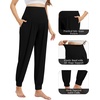 image:imageWiWi Womens Viscose from Bamboo Maternity Pants Soft Over The Belly Pregnancy Leggings High Waist Stretchy BottomsBblack