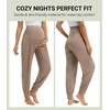 image:imageWiWi Womens Viscose from Bamboo Maternity Pants Soft Over The Belly Pregnancy Leggings High Waist Stretchy BottomsBcamel
