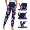 image:imageWiWi Womens Viscose from Bamboo Maternity Pants Soft Over The Belly Pregnancy Leggings High Waist Stretchy BottomsBdark NavyPurple Floral