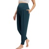 image:imageWiWi Womens Viscose from Bamboo Maternity Pants Soft Over The Belly Pregnancy Leggings High Waist Stretchy BottomsBdeep Teal