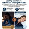 image:imageWiWi Womens Viscose from Bamboo Pajama Tops Soft Basic Sleep Shirt Loose Long Sleeves TShirt Loungewear SXXLApeach Pink