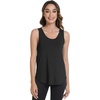 image:imageWiWi Tank Tops for Women Super Soft Sleeveless Pajama TShirt Cooling Loungewear Basic Shirts Viscose Bamboo Tee SXXLAblack