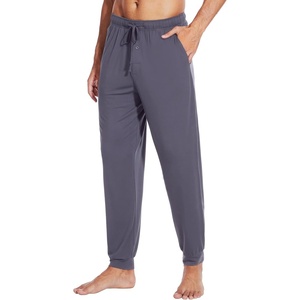 image:imageWiWi Mens Pajama Pants Super Soft Bamboo Viscose Cooling Lounge Bottoms Sleep Comfy Pj Joggers Sweatpant with Pockets SXXLAdark Grey
